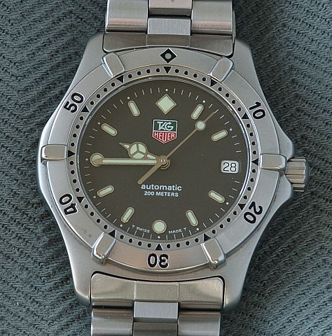 tag heuer automatic divers watch