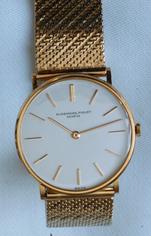 #5504 Audemars Piguet 18k slim dress watch 1961 vintage - A Trebor's ...