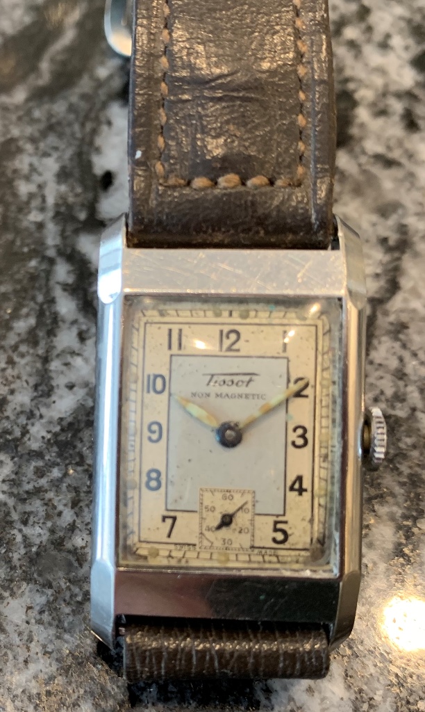 tissot tank watch vintage