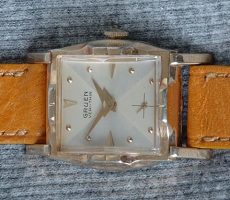 #3603 Gruen Veri-thin 40’s vintage tank quadrant dial