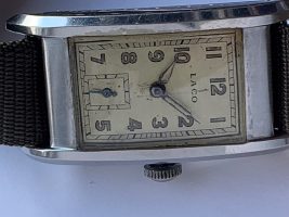 #5537 Laco Art Deco – Rare German made 1930’s vintage manual wind