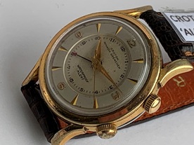 #5692 Croton Grenchen Nivada mechanical alarm watch circa 50’s/60’s
