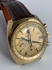 #5900 Rare Bucherer 70’s Vintage Automatic Lemania 1340 Chronograph