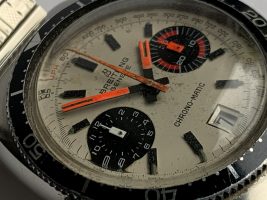 #5990  Rare Breitling Chrono-Matic cal 11 automatic chronograph