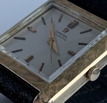#5912 Omega automatic tank circa 1959 “Cartier style”