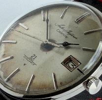 #5933  Seiko Skyliner 21 jewel Calendar 1963 vintage